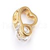 Cubic Zirconia Charms STAS-P216-06G-2