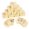 Square Paper Jewelry Ring Gift Boxes with Bowknot CON-TAC0010-80D-1