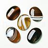 Natural Striped Agate/Banded Agate Cabochons G-F296-02-30x40mm-1