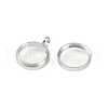 304 Stainless Stee Locket Pendants STAS-S132-15P-04-2