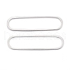 Brass Linking Rings KK-Y003-04F-S-3