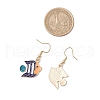 8Pairs Ocean Theme 304 Stainless Steel Dangle Earrings EJEW-JE06390-3