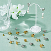 HOBBIESAY 20 Pairs 2 Colors 304 Stainless Steel Stud Earring Findings STAS-HY0001-44-5