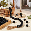 Olycraft 240Pcs Wood Large Hole European Beads WOOD-OC0003-80B-5