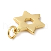 Rack Plating Brass Charms KK-D047-02G-2