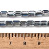 Electroplate Glass Beads Strands EGLA-D031-01-23-4
