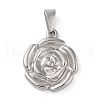Non-Tarnish 304 Stainless Steel Pendants STAS-R229-22P-1