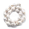 Natural Nucleated Pear Beads Strands PEAR-B004-15H-01A-4