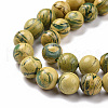 Natural Verdite Stone Beads Strands G-C242-03D-4