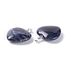 Natural Sodalite Pendants G-G956-B39-FF-3