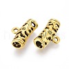 Tibetan Style Alloy Tube Bails PALLOY-L208-007AG-2
