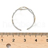 304 Stainless Steel Double Color Cuff Rings RJEW-S635-01GP-G-5