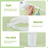 BENECREAT 1 Bundle Flat Cotton Drawstring Cord OCOR-BC0006-88A-4