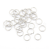 Tarnish Resistant 304 Stainless Steel Open Jump Rings STAS-J013-9x0.9mm-01-1
