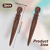 Wood Polish Rods TOOL-WH0053-16-2