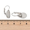316 Stainless Steel Leverback Earring Findings STAS-Q353-03B-P-3
