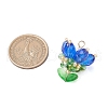 Transparent Glass Pendants PALLOY-MZ00722-07-4