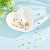 GOMAKERER 80Pcs 3 Styles Round 925 Sterling Silver Spacer Beads FIND-GO0002-63-4