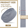 BENECREAT 10 Yards Polyester Braided Ribbon OCOR-BC0007-63B-2