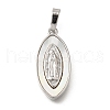 Brass Shell Pendants KK-D328-01P-D-1