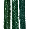 Opaque Solid Color Imitation Jade Glass Beads Strands EGLA-A044-P4mm-D09-2
