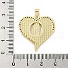 Rack Plated Brass Pendant KK-P270-05C-G-3