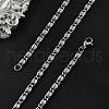 Non-Tarnish 304 Stainless Steel Lumachina Chain Necklaces X-NJEW-P226-08P-01-3