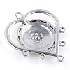 Tibetan Style Alloy Chandelier Components TIBE-Q054-08AS-NR-3