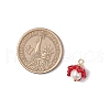 Cylinder Seed Beaded Flower Pendants PALLOY-MZ00705-03-2