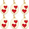 Beebeecraft Real 18K Gold Plated Brass Charms KK-BBC0012-35-1