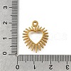 304 Stainless Steel Pendants STAS-V006-03G-05-3