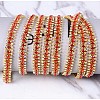 Brass Rhinestone Strass Chains CHC-WH0001-05G-2