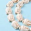 Synthetic Turquoise Beads Strands TURQ-G119-20x29mm-06-3