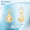 Unicraftale 40Pcs Brass Charms KK-UN0002-37-3