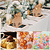 Hollow House Shaped Kraft Paper Candy Boxes CON-WH0105-12-6