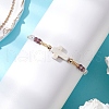 Cylinder Glass Seed Beaded Braided Bead Bracelets BJEW-MA00171-5
