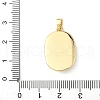 Brass Enamel Pendants KK-D358-01A-G-3