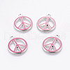 Alloy Enamel Pendants ENAM-P066-4-1