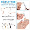SUNNYCLUE 100Pcs 5 Styles 304 & 316 Surgical Stainless Steel Earring Hooks STAS-SC0007-56-2
