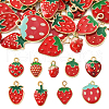 45Pcs 9 Styles Alloy Enamel Charms ENAM-CJ0003-97-8