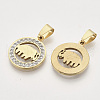 201 Stainless Steel Pendants STAS-N089-78G-2