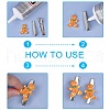 SUNNYCLUE Resin Cabochons CRES-SC0001-62-4