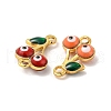 Rack Plating Brass Enamel Pendants KK-CJC0008-03G-2