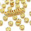 Brass Grade A Rhinestone Spacer Beads RSB160NF-02G-1