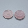 Natural Rose Quartz Cabochons G-F656-13-2