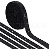 Plastic Snap Button Tape Trim Polyester Ribbons DIY-WH0632-31A-1