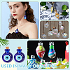 BENECREAT 6Pcs Handmade Lampwork Perfume Bottle Pendants LAMP-BC0001-02-6