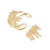 Elephant Alloy Cuff Bangles & Rings Sets FS-WG5F2AC-01-5