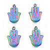 Ion Plating(IP) 201 Stainless Steel Pendants STAS-N098-243M-2