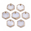 Natural Freshwater Shell Charms SHEL-S276-76-1